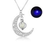 Luminous Moon Stone Healing Pendant Necklace - Image 8