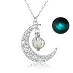 Luminous Moon Stone Healing Pendant Necklace - Image 6