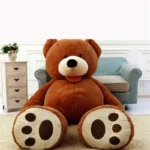 Giant Teddy Bear Plush Toy Huge Soft Toys Leather Shell - Image 3